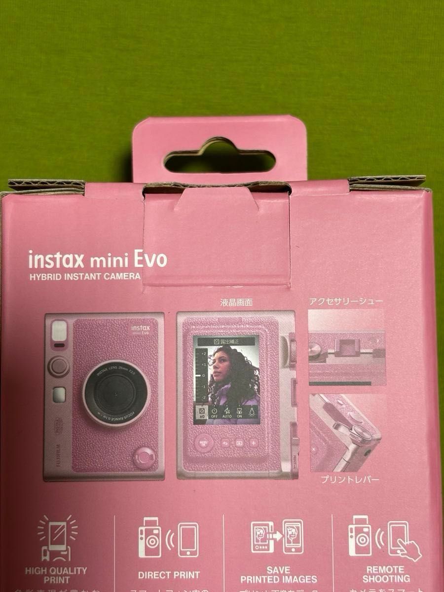 instax mini Evo ピンク 竹田麗央Edition FUJIFILM 数量限定品 instax mini Evo ピンク 竹田麗央Edition FUJIFILM 数量限定品