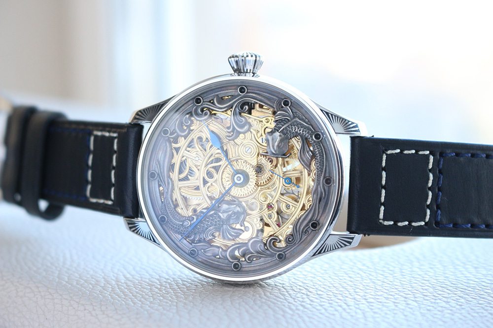 1920 годы Rolex карманные часы Movement использование custom наручные часы листовые рессоры n серый ведро g[ Хара . обыкновенный карп ]