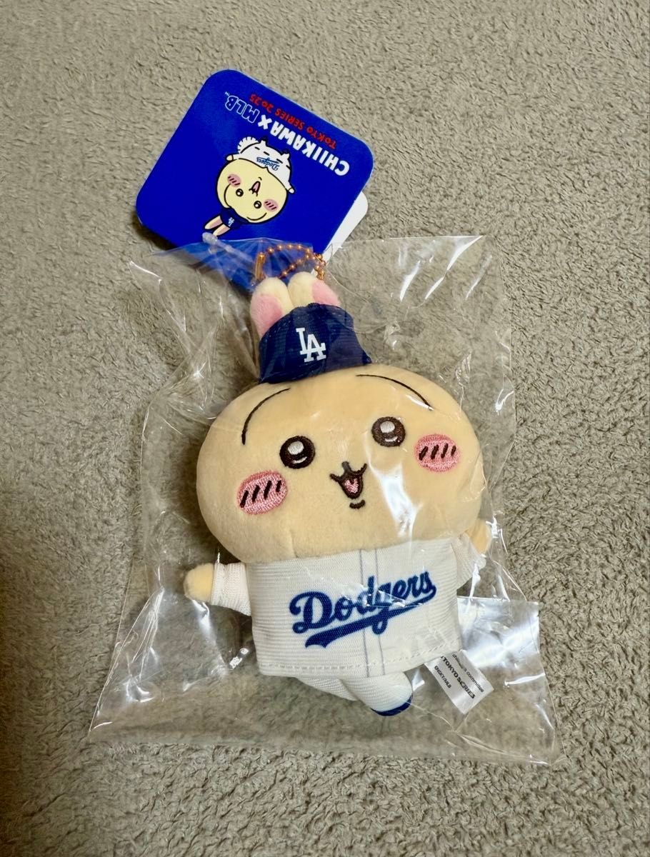 ちいかわ×MLB TOKYO SERIES マスコット うさぎ ドジャース ちいかわ×MLB TOKYO SERIES マスコット うさぎ ドジャース