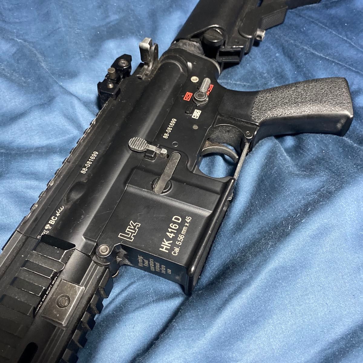 東京マルイ製 次世代電動ガンHK416D ロアレシーバレーザ刻印追加 東京マルイ 次世代電動ガン HK416D ロアレシーバーレーザ刻印