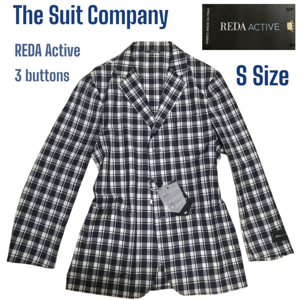 新品】スーツカンパニー REDA ICE SENSE生地 アンコン 新品】スーツカンパニー REDA ICE SENSE生地 アンコン