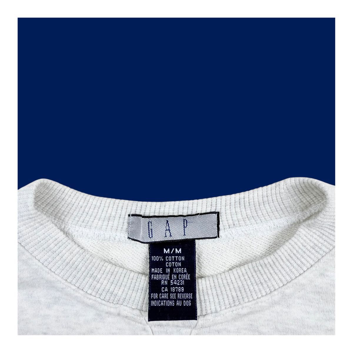 90s OLD GAP オールドギャップ 紺タグ ビッグロゴ スウェット 90s OLD GAP オールドギャップ 紺タグ ビッグロゴ スウェット