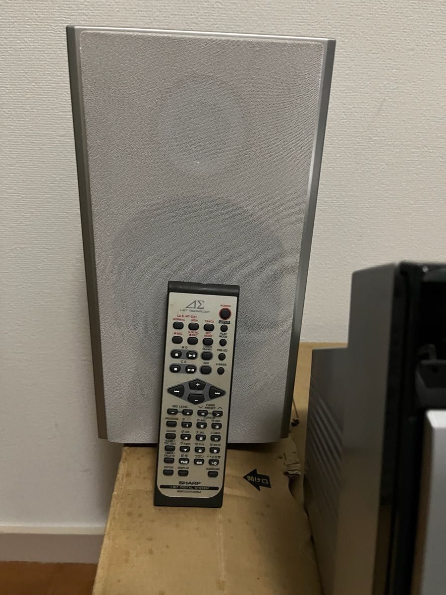 動作良好】SHARP 1ビットデジタルシステム Auvi SD-CX8-B 動作良好】SHARP 1ビットデジタルシステム Auvi SD-CX8-B