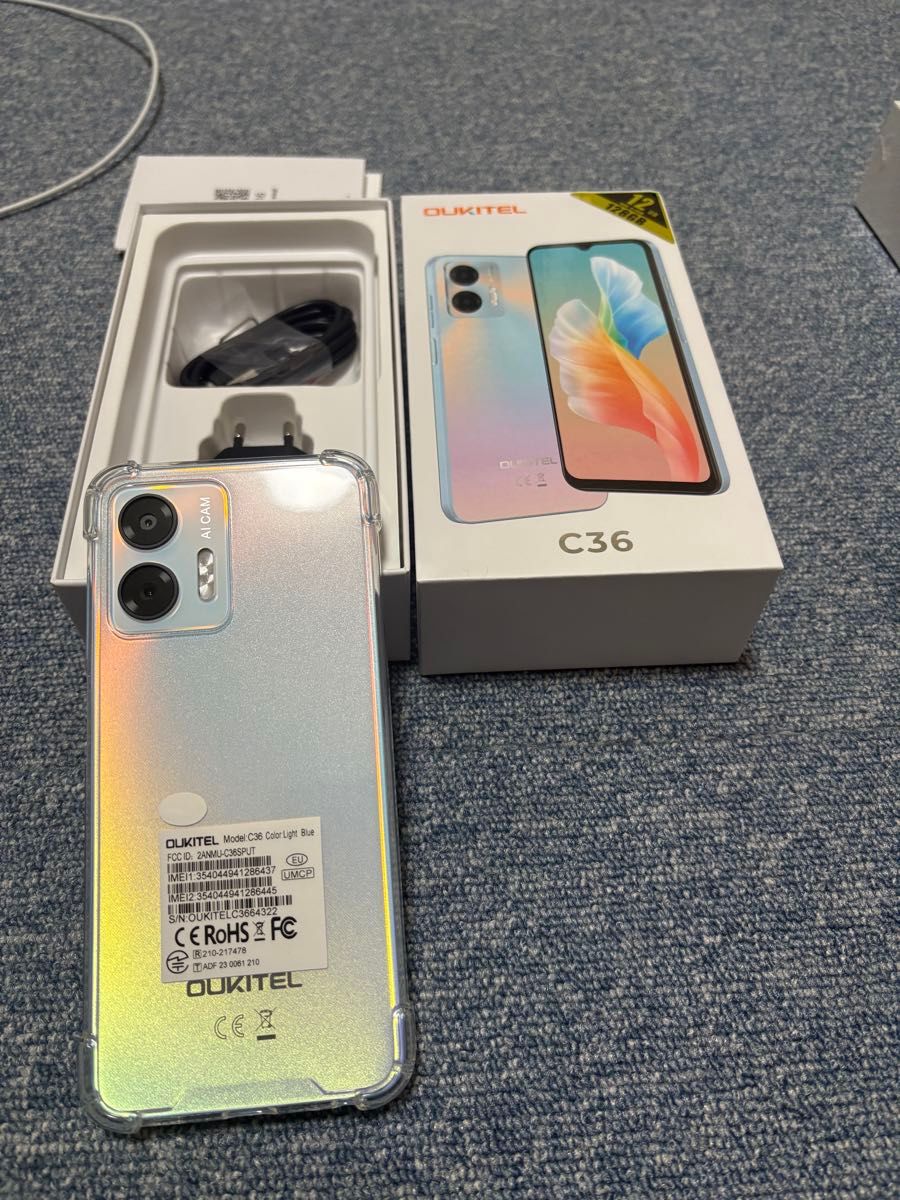 新品 未使用OUKITEL C36 スマートフォン 12GB+128GBグローバル版 新品 未使用OUKITEL C36 スマートフォン 12GB+128GBグローバル版