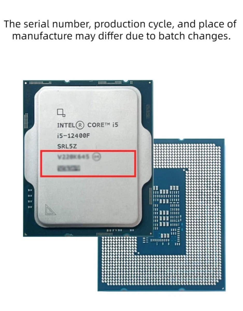 新品未使用 Intel Core I5-12400f Cpu|Yahoo!フリマ(旧PayPay 新品未使用 Intel Core I5-12400f Cpu|Yahoo!フリマ(旧PayPay