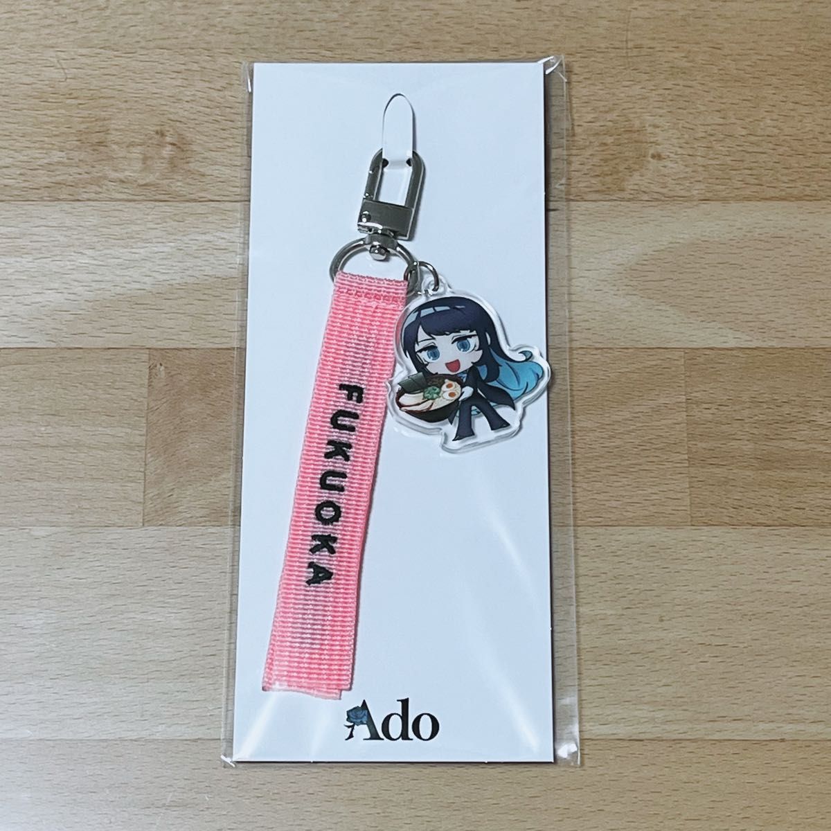 Ado モナリザの横顔 アクリルチャーム付き ご当地 ストラップ Ado モナリザの横顔 アクリルチャーム付き ご当地 ストラップ