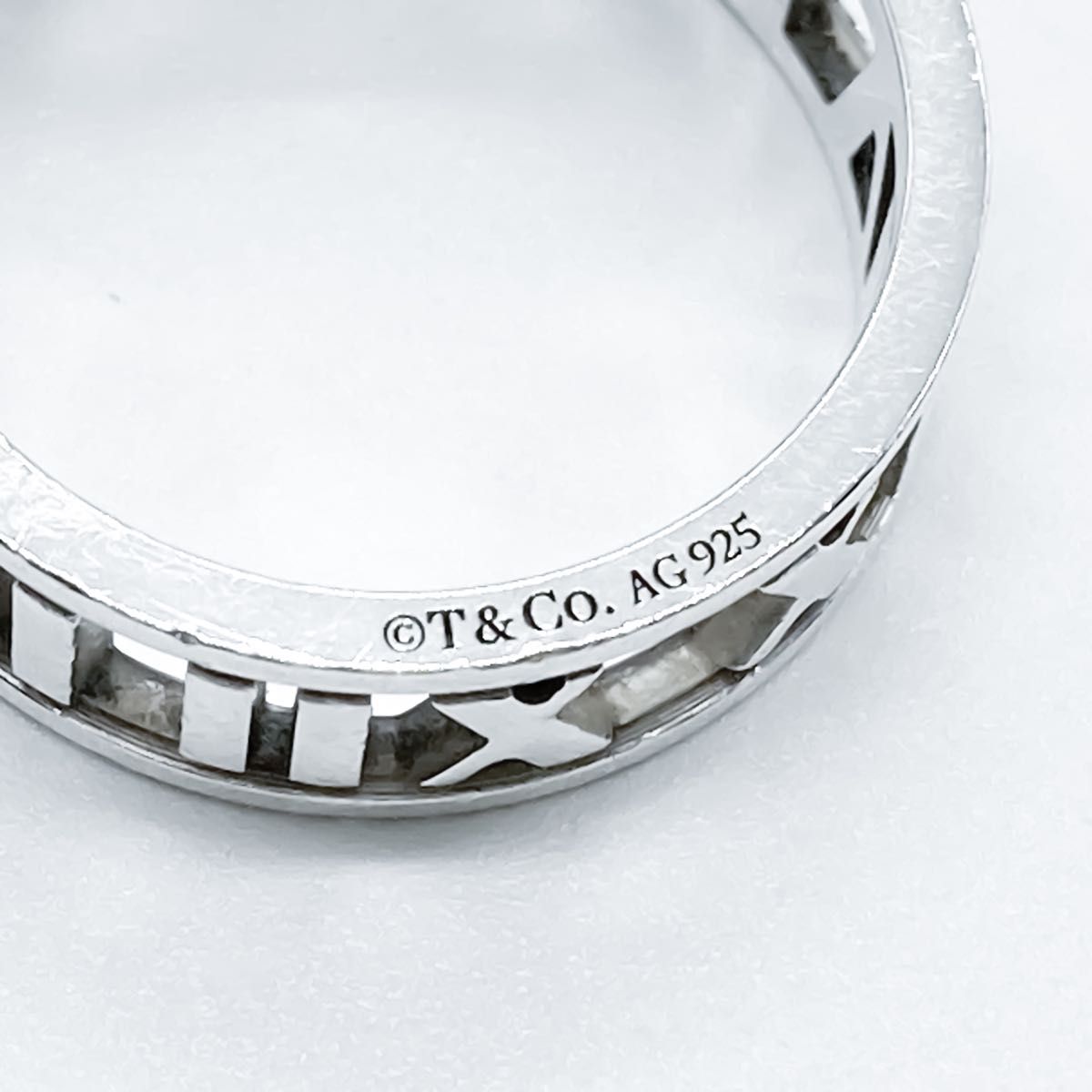 TIFFANY&Co ティファニー オープンアトラス リング 約16号 TIFFANY&Co ティファニー オープンアトラス リング 約16号