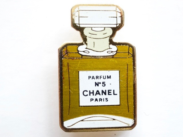 ○ シャネル CHANEL PARFUN NO5 香水瓶 ピンブローチ コレクター