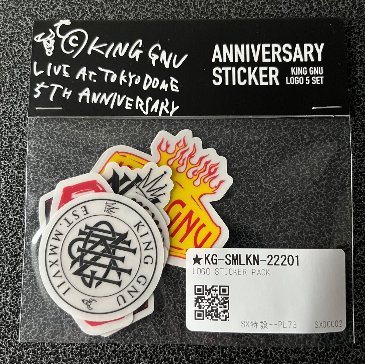 King Gnu キングヌー LOGO STICKER PACK ステッカー シール King Gnu キングヌー LOGO STICKER PACK ステッカー シール