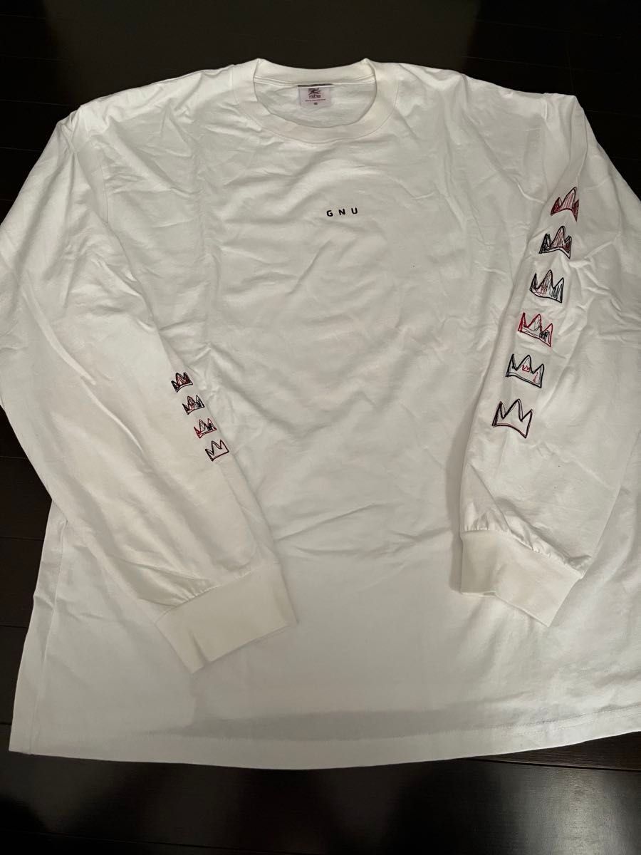 king Gnu STITCHED GNU LONG SLEEVE TEE 白 XLサイズ 長袖T king Gnu STITCHED GNU LONG SLEEVE TEE 白 XLサイズ 長袖T