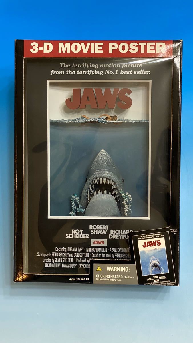 ★5/26(日)まで期間限定値下げ!! ★残りあと1個!! ★18年前!! 激レア★JAWS 3D立体ポスター2006年製★ユニバーサルスタジオ/USJ 100