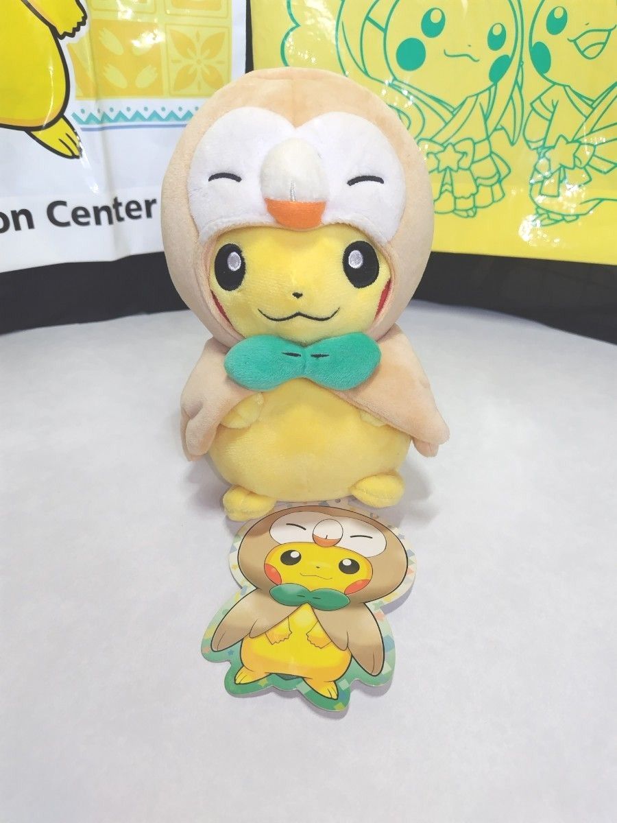 新品保管】モクローポンチョピカチュウ&Pokmon Petit ジラーチ 新品保管】モクローポンチョピカチュウ&Pokmon Petit ジラーチ