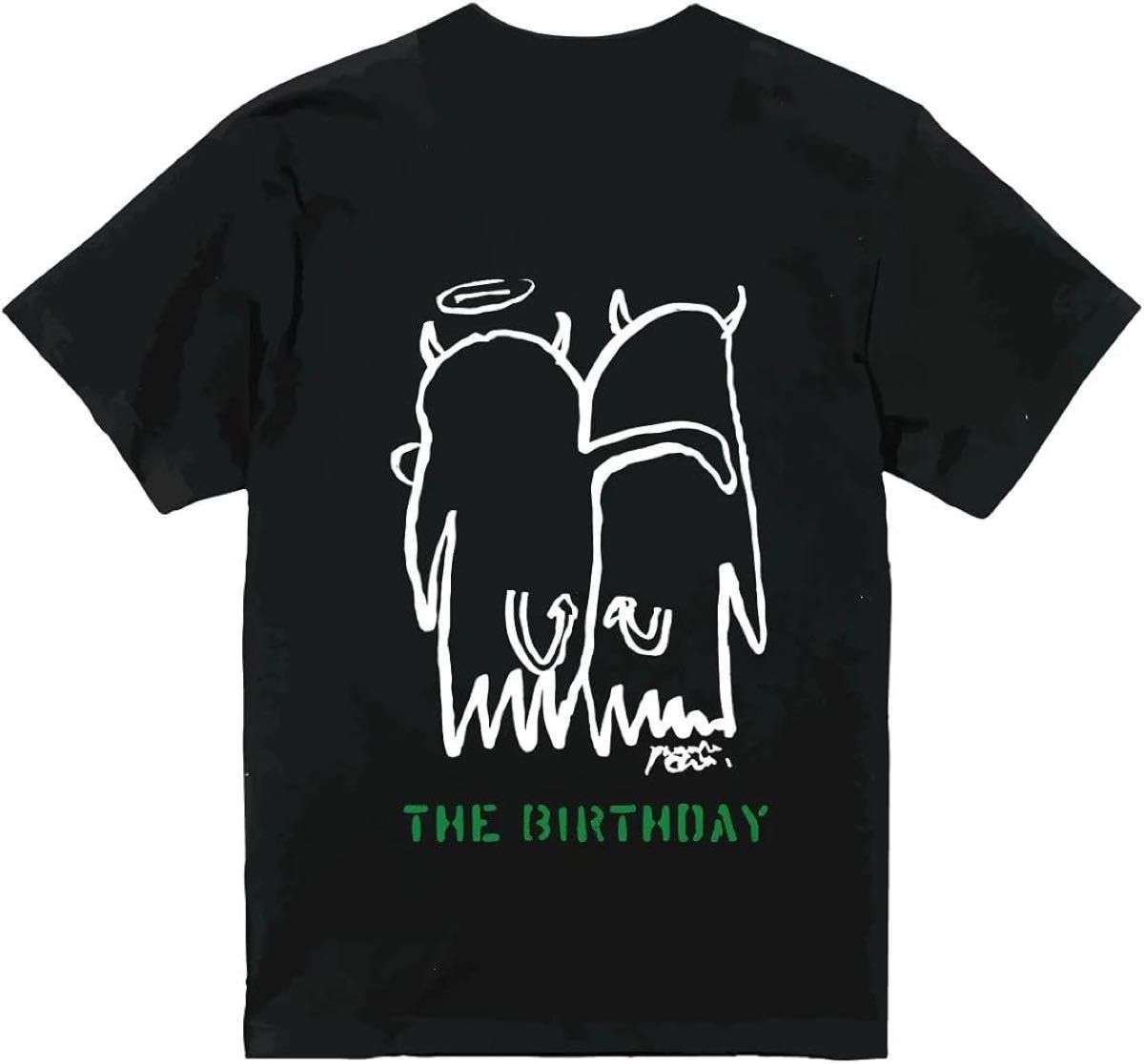 The Birthday なかよしTシャツ チバユウスケ 黒 ザ・バースデー The Birthday なかよしTシャツ チバユウスケ 黒 ザ・バースデー