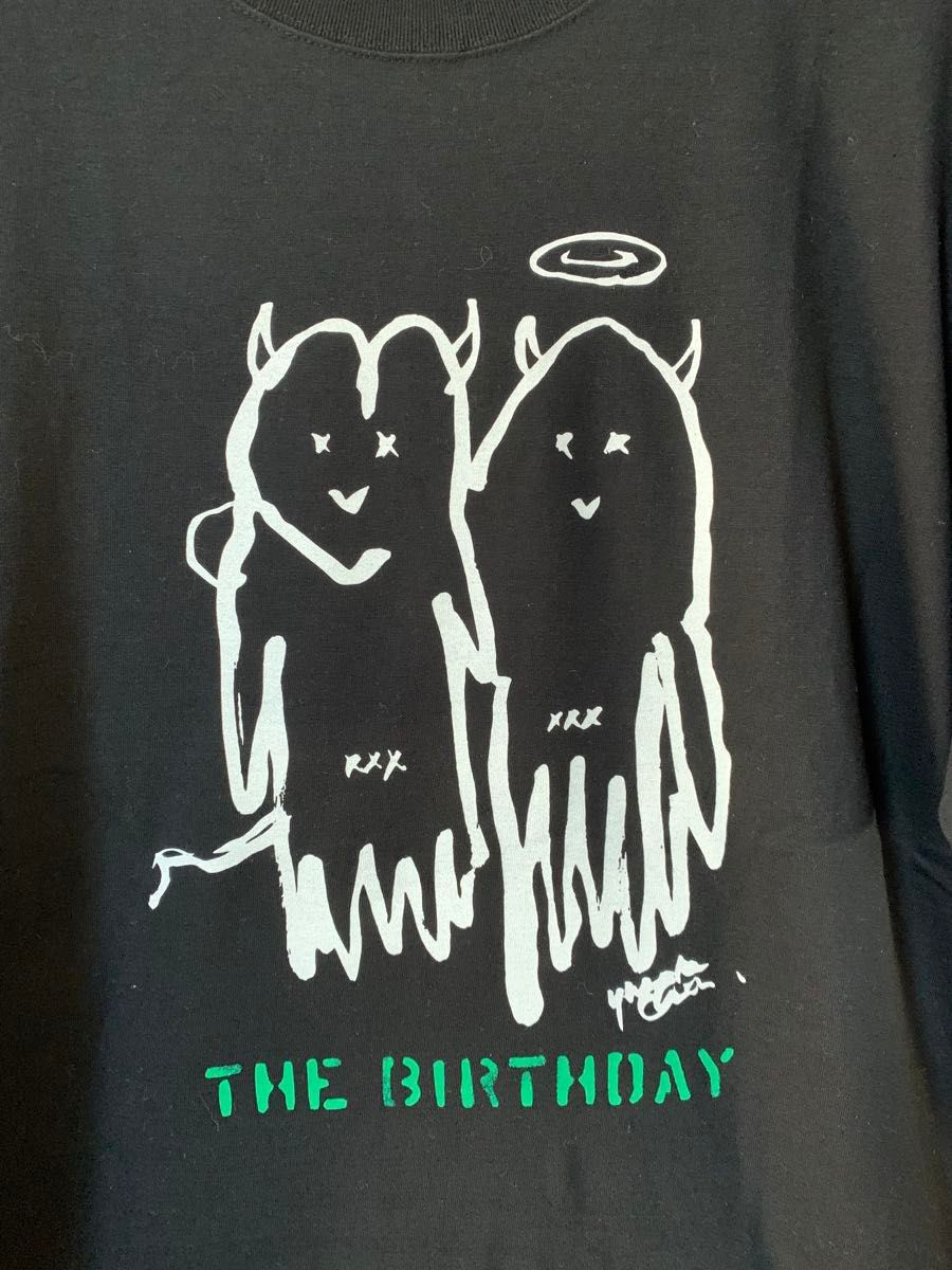 The Birthday なかよしTシャツ チバユウスケ 黒 ザ・バースデー The Birthday なかよしTシャツ チバユウスケ 黒 ザ・バースデー