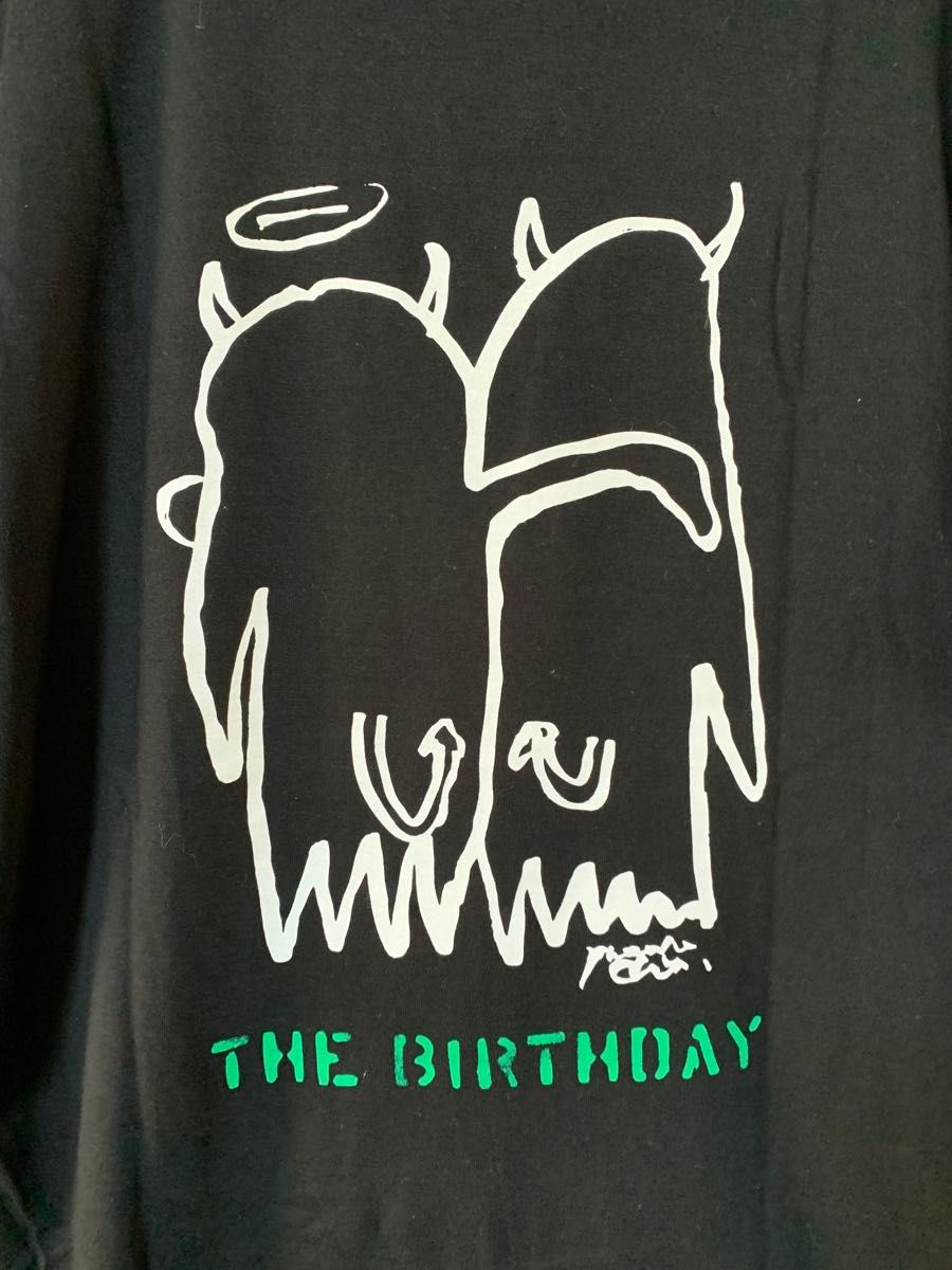 The Birthday なかよしTシャツ チバユウスケ 黒 ザ・バースデー The Birthday なかよしTシャツ チバユウスケ 黒 ザ・バースデー