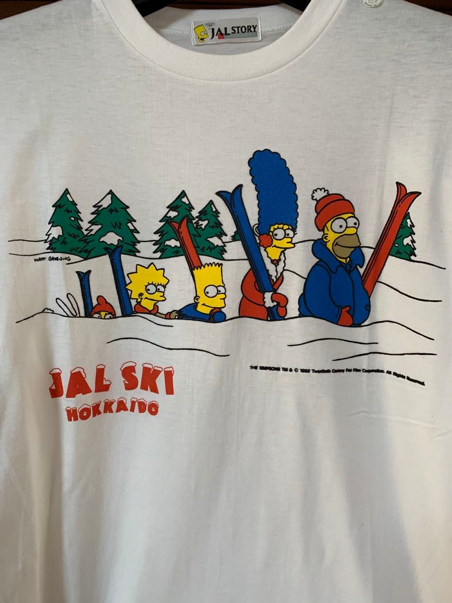 希少 レア 新品 シンプソンズ Tシャツ The Simpsons ホワイト 希少 レア 新品 シンプソンズ Tシャツ The Simpsons ホワイト
