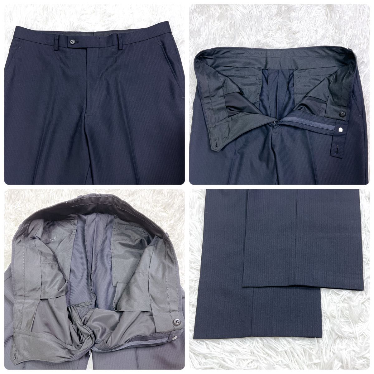 洗える【未使用級】レミュー アオキ パンツ メンズ スーツ 洗える【未使用級】レミュー アオキ パンツ メンズ スーツ
