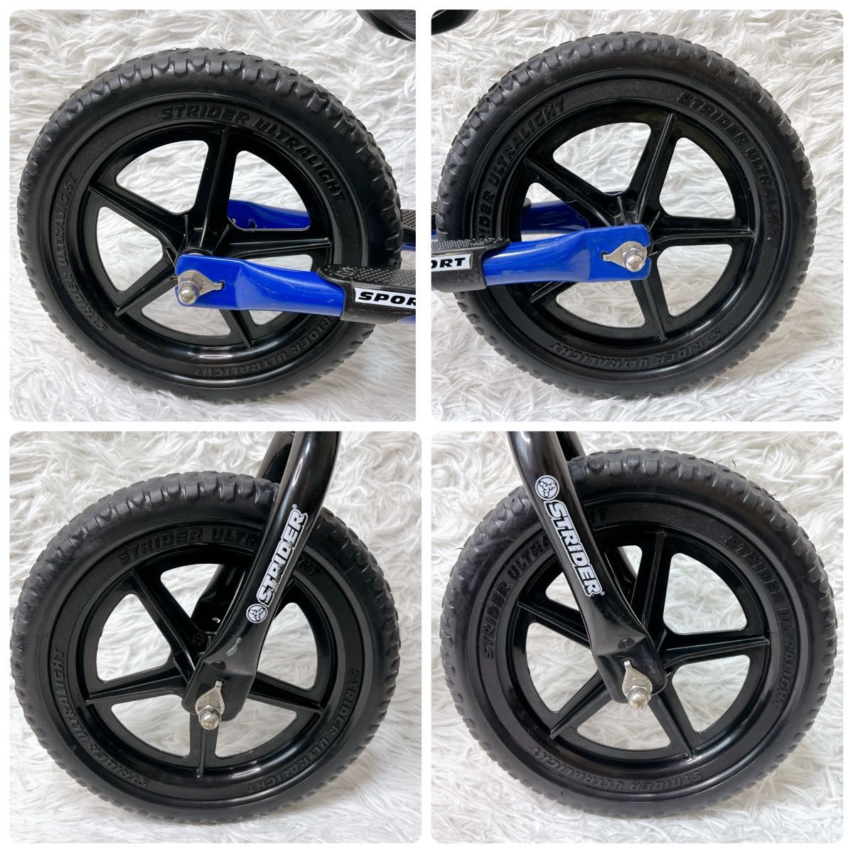 美品】STRIDER SPORT ストライダー スポーツモデル ブルー 青 美品】STRIDER SPORT ストライダー スポーツモデル ブルー 青