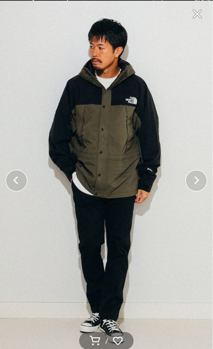 The North Face マウンテンパーカー オリーブ/ブラック未使用未 The North Face マウンテンパーカー オリーブ/ブラック未使用未