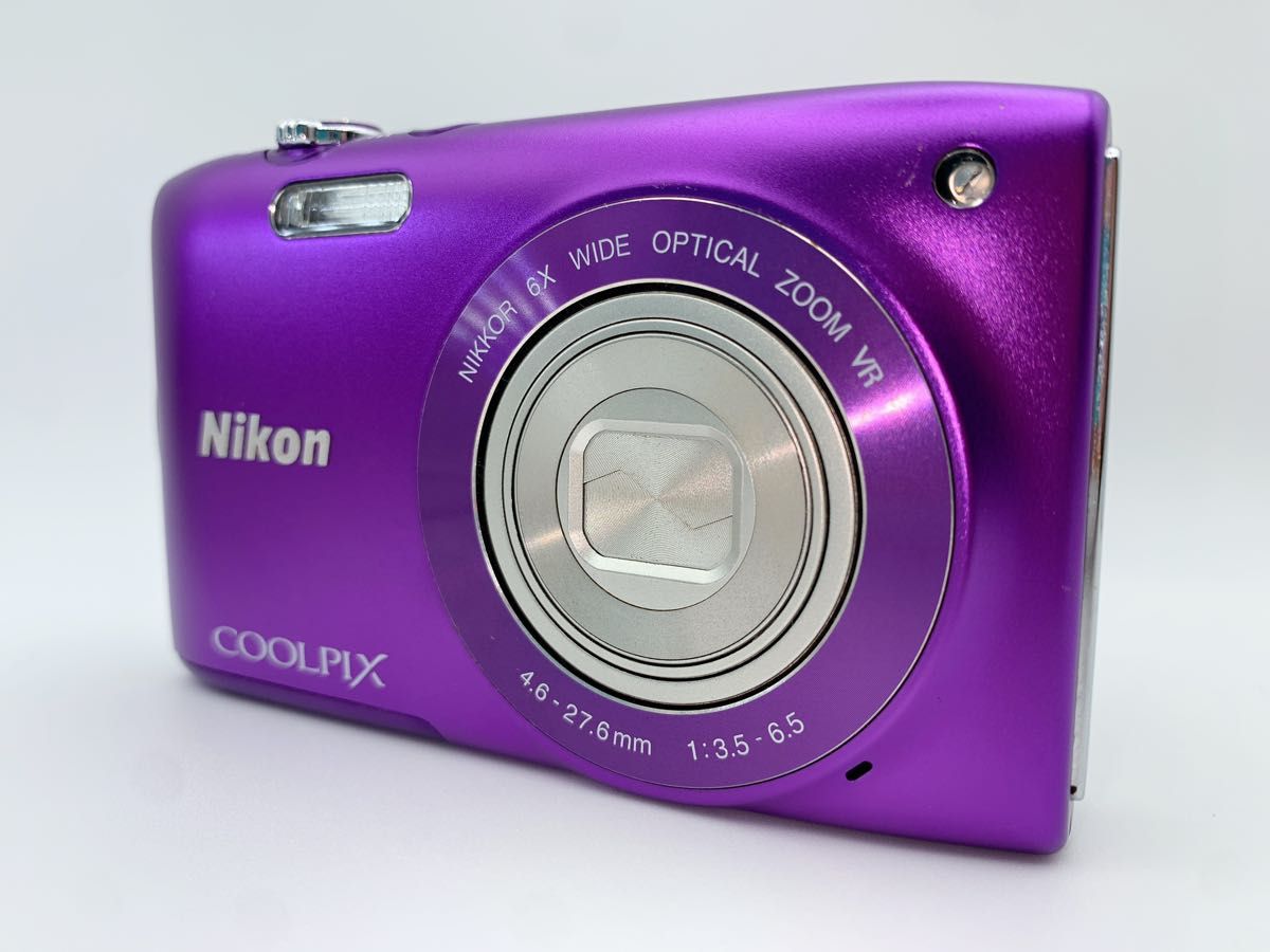 返品保証】【美品】Nikon COOLPIX S3300 パープル コンパクト 返品保証】【美品】Nikon COOLPIX S3300 パープル コンパクト