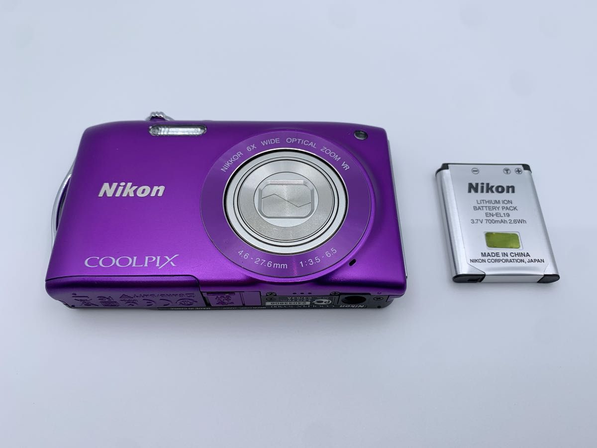 返品保証】【美品】Nikon COOLPIX S3300 パープル コンパクト 返品保証】【美品】Nikon COOLPIX S3300 パープル コンパクト