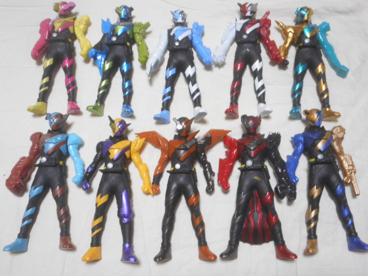 ヤフオク 仮面ライダービルド ソフビ Rhs ライダーヒーロ
