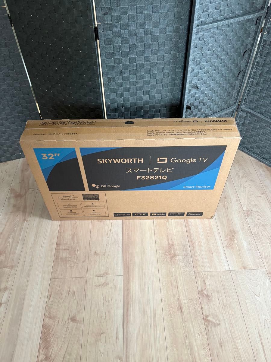 新品・未開封・未使用】SKYWORTH スマートテレビ F32S21Q 32型 新品・未開封・未使用】SKYWORTH スマートテレビ F32S21Q 32型