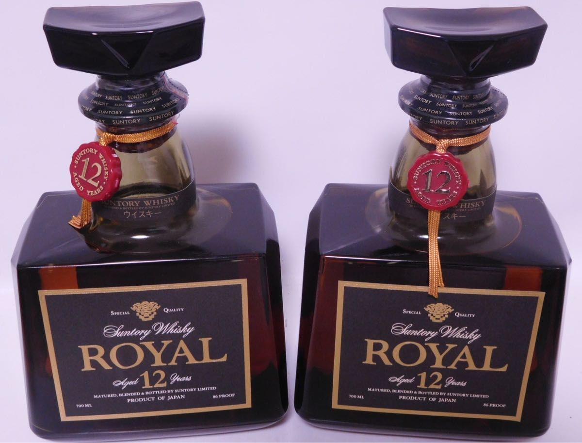 古酒 サントリー ローヤル 12年 黒ラベル 700ml 43% 2本セット 古酒 サントリー ローヤル 12年 黒ラベル 700ml 43% 2本セット