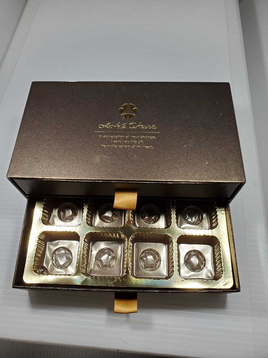 ホテルオークラ　高級ホテル　チョコ　限定２段　空き箱　_画像5