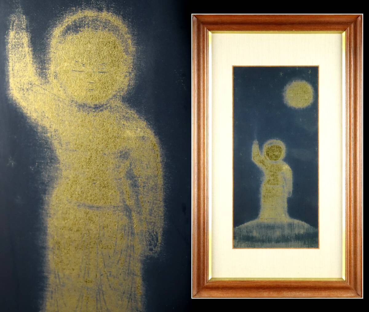 真作保証 平山郁夫 「仏誕」 限定版画 制作シール付 タトウ箱付 真作保証 平山郁夫 「仏誕」 限定版画 制作シール付 タトウ箱付
