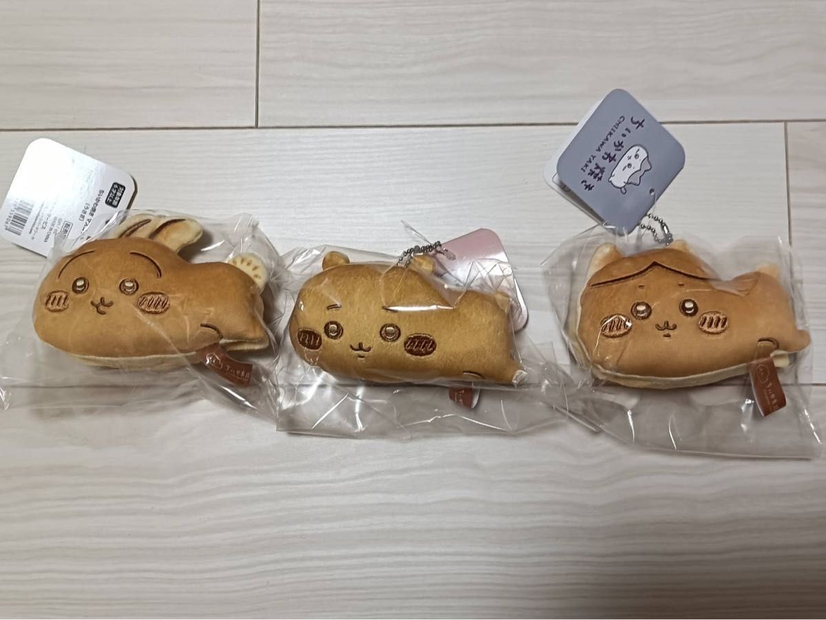 ちいかわ焼き マスコット 3種類セット ( ちいかわ、ハチワレ、うさぎ ) ちいかわ焼き マスコット 3種類 セット ちいかわ ハチワレ