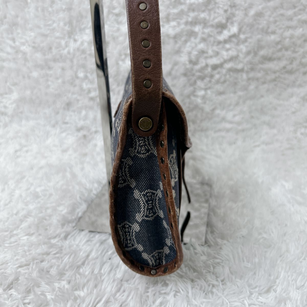 唯我独尊】 CELINE セリーヌ パリマカダム トリオンフ デニム 唯我独尊】 CELINE セリーヌ パリマカダム トリオンフ デニム