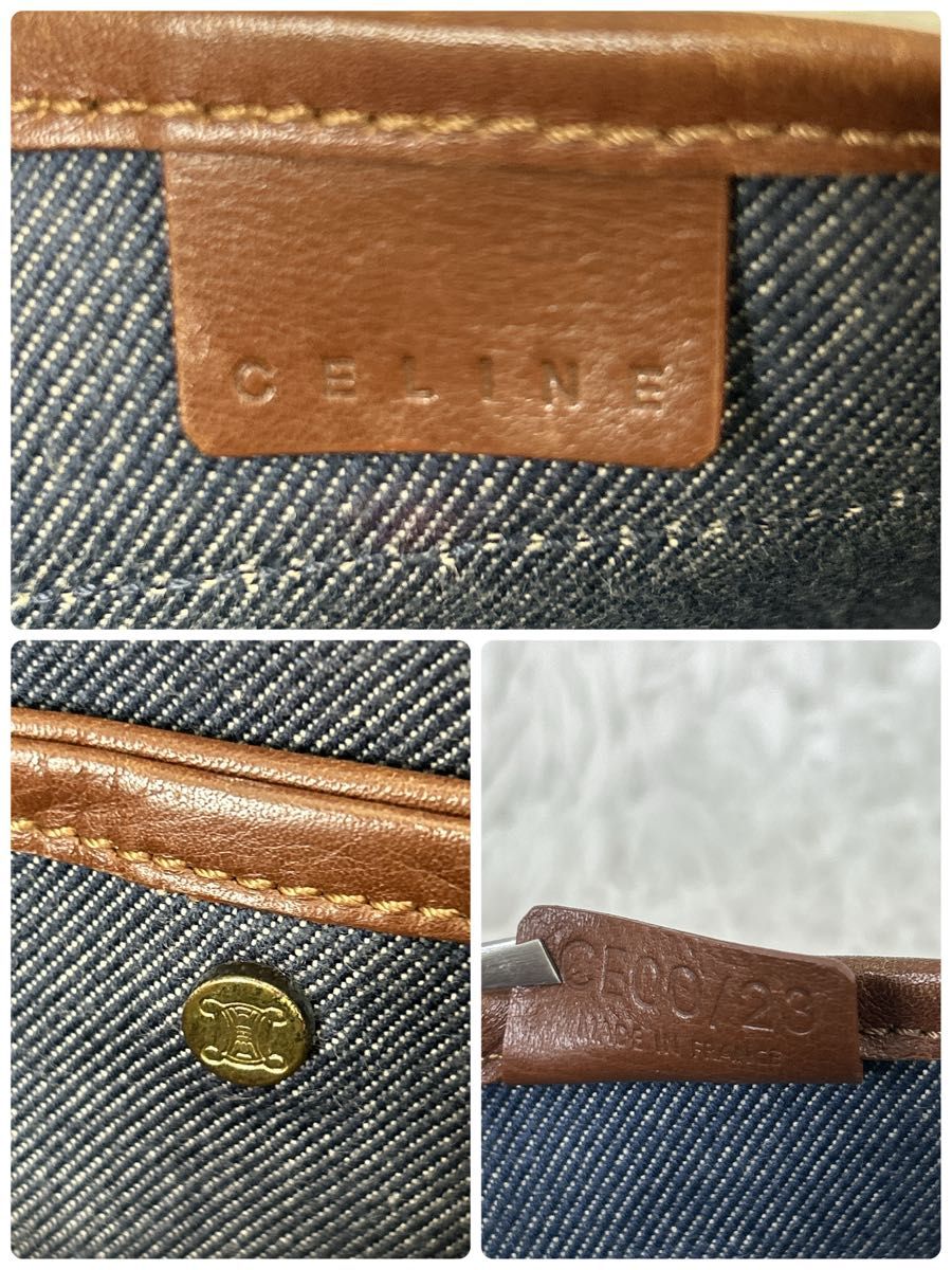 唯我独尊】 CELINE セリーヌ パリマカダム トリオンフ デニム 唯我独尊】 CELINE セリーヌ パリマカダム トリオンフ デニム