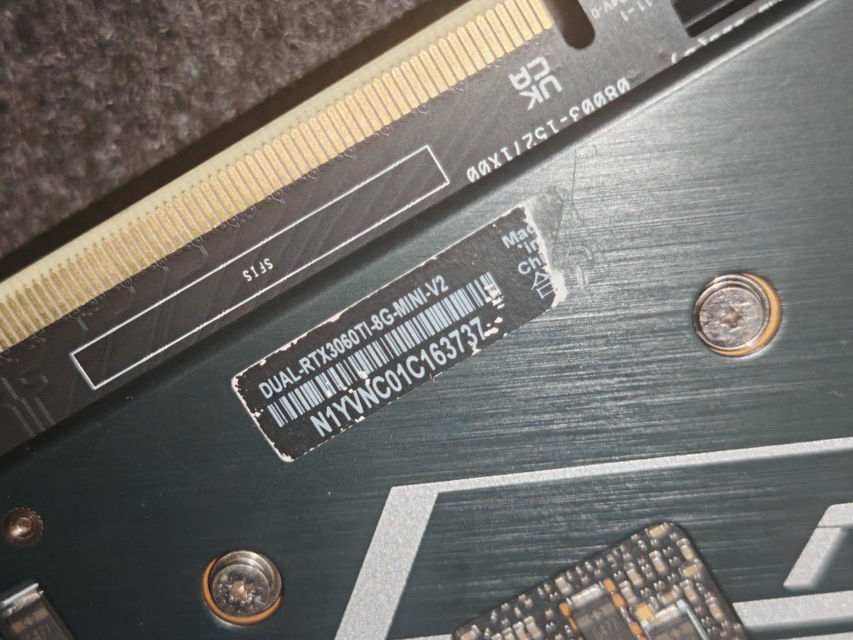 ジャンク ASUS RTX3060Ti 8GB|Yahoo!フリマ(旧PayPayフリマ) ジャンク ASUS RTX3060Ti 8GB|Yahoo!フリマ(旧PayPayフリマ)