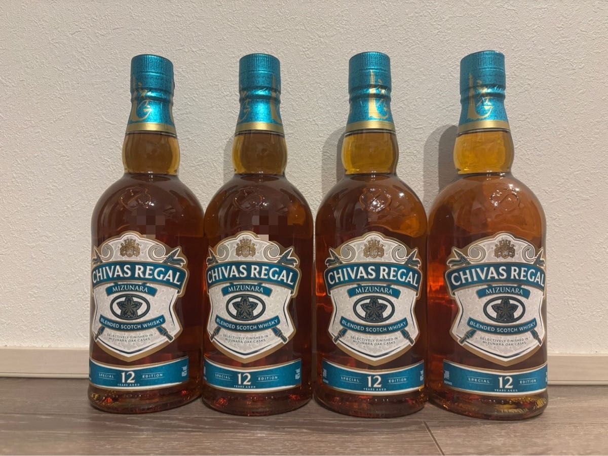 CHIVAS REGAL 12年 ミズナラ樽 700ml 4本セット シーバス CHIVAS REGAL 12年 ミズナラ樽 700ml 4本セット シーバス