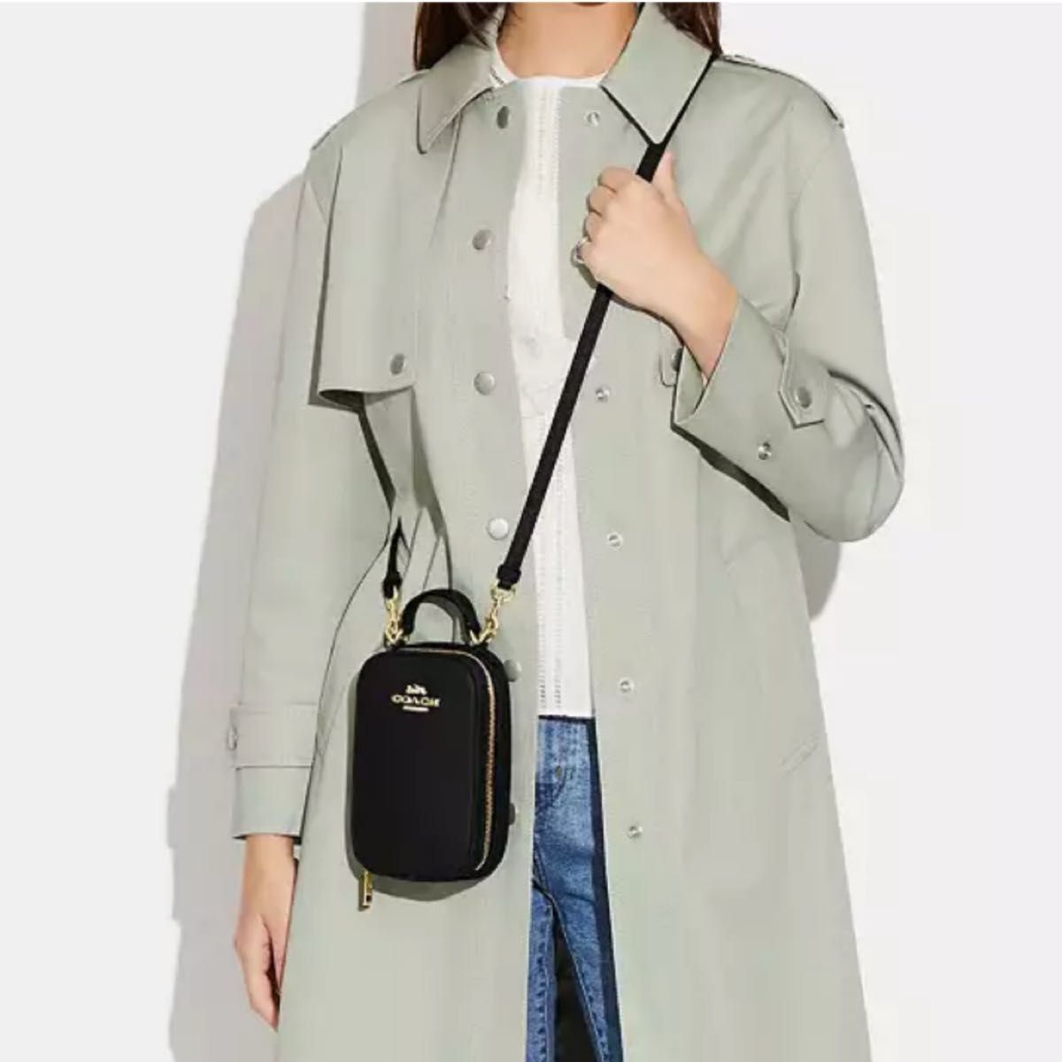 COACH(コーチ) 本革 スマホショルダーバッグ クロスボディ COACH(コーチ) 本革 スマホショルダーバッグ クロスボディ