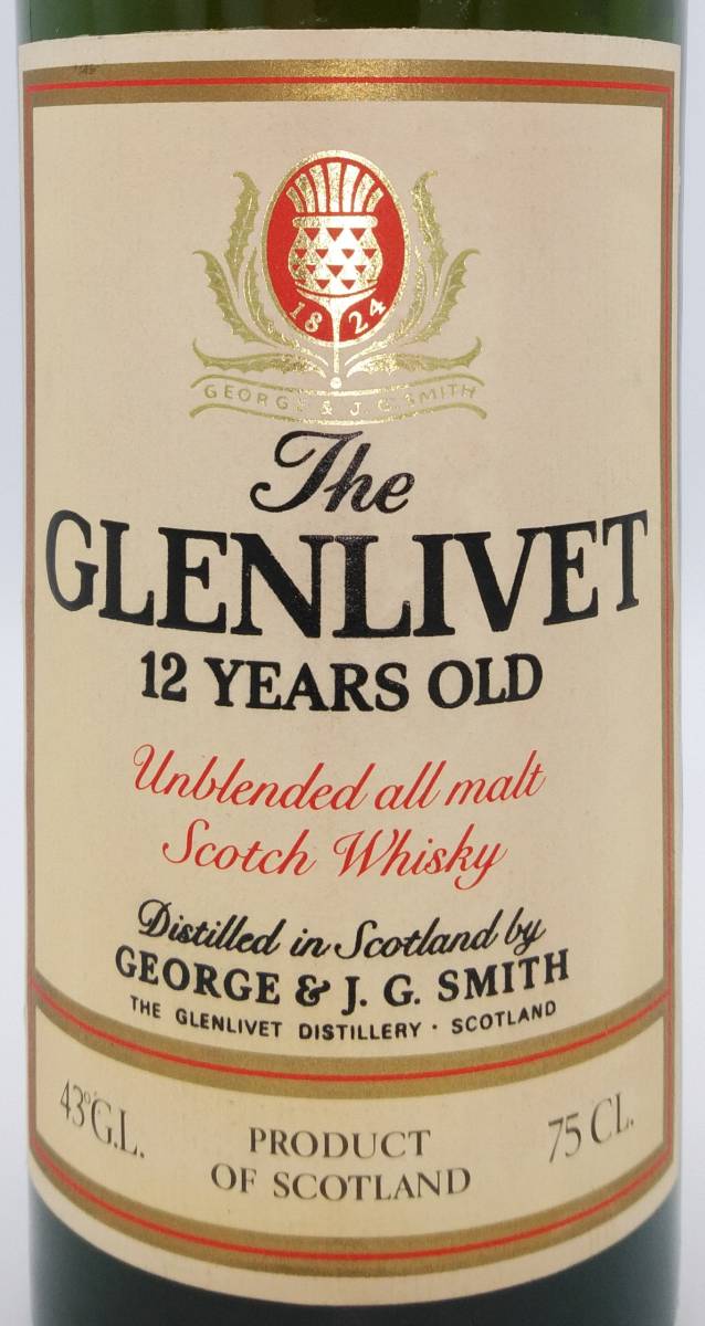 PayPayフリマ｜The GLENLIVET 12years old Unblended all malt Scotch 