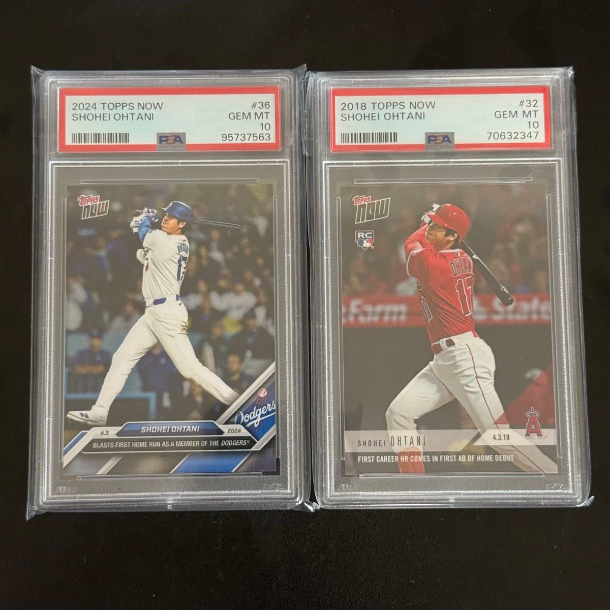 PSA10】TOPPS NOW 2018 2024 大谷翔平 Angels Dodgers 初 PSA10】TOPPS NOW 2018 2024 大谷翔平 Angels Dodgers 初