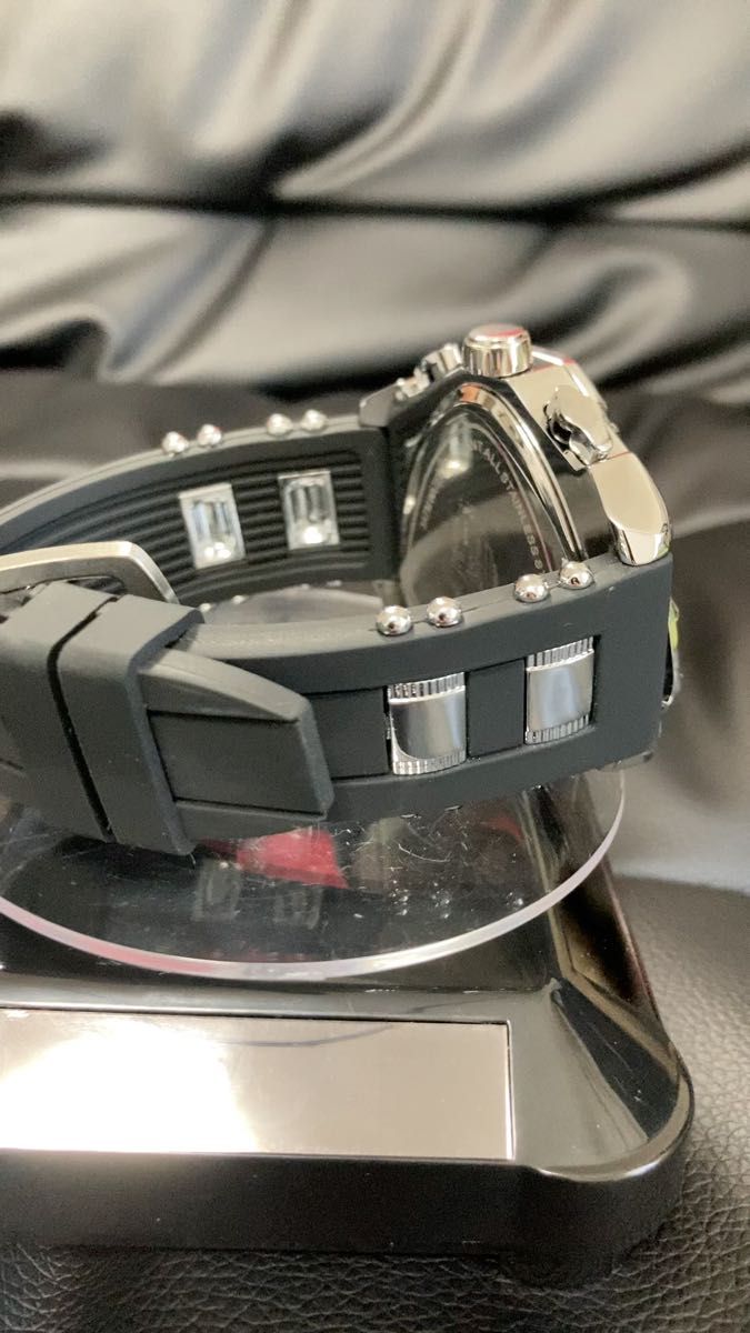 1837d 新品 メンズ腕時計 クロノグラフ可動 ステンレスインビクタスチール カレンダー 防水腕時計 ダイバーズ
