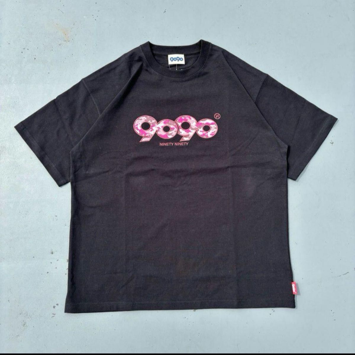 9090 OG Logo Tee Sweat Pants セットアップ black pink camo 9090 OG Logo Tee Sweat Pants セットアップ black pink camo