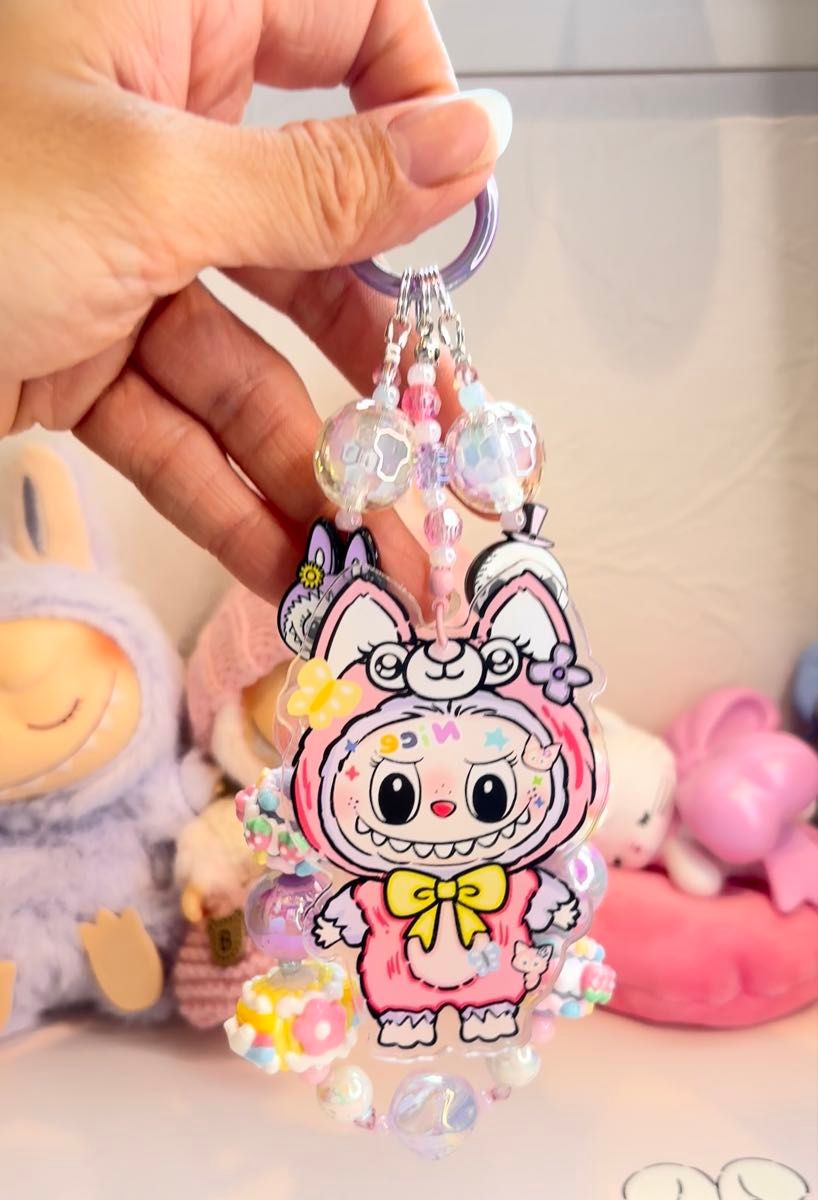 labubu キーホルダー☆1点もの!popmart ストラップ