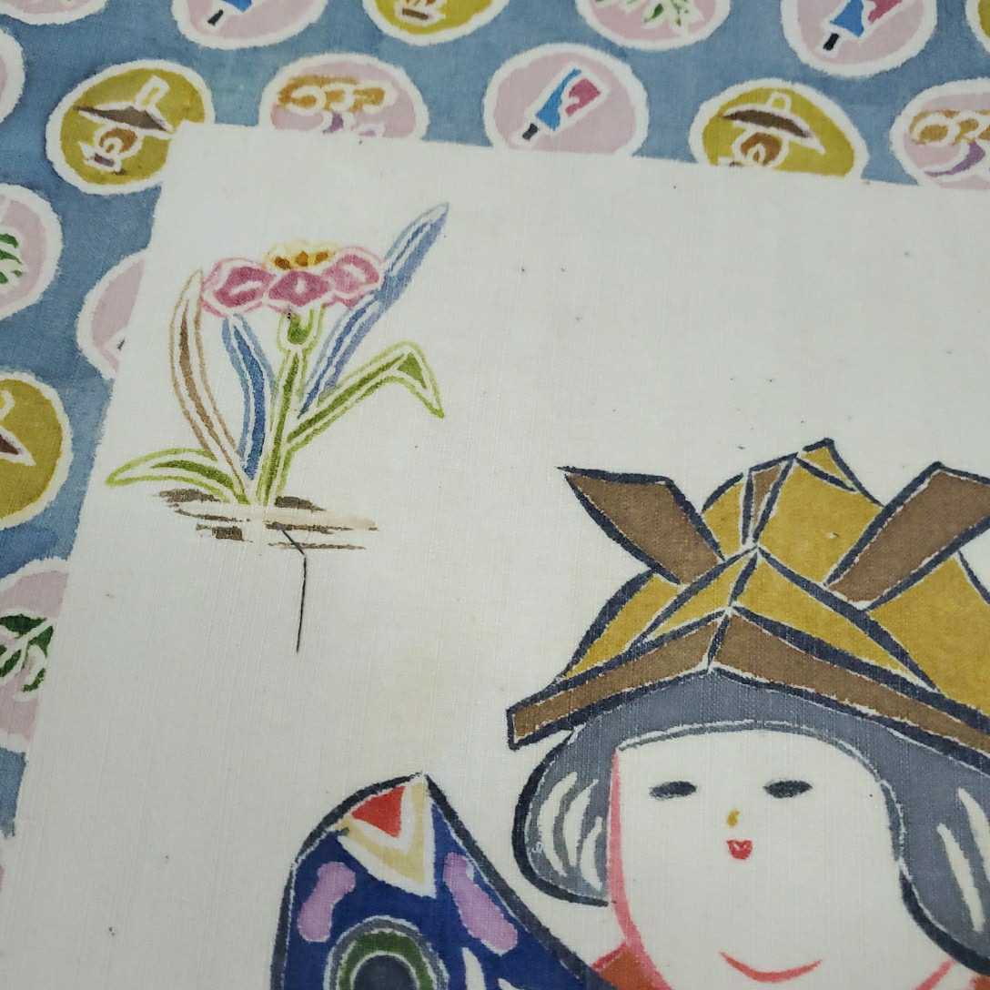 手書き 布 端午の節句 兜 鯉のぼり 額縁入り かわいい オブジェ 飾り 皐月 インテリア_画像5