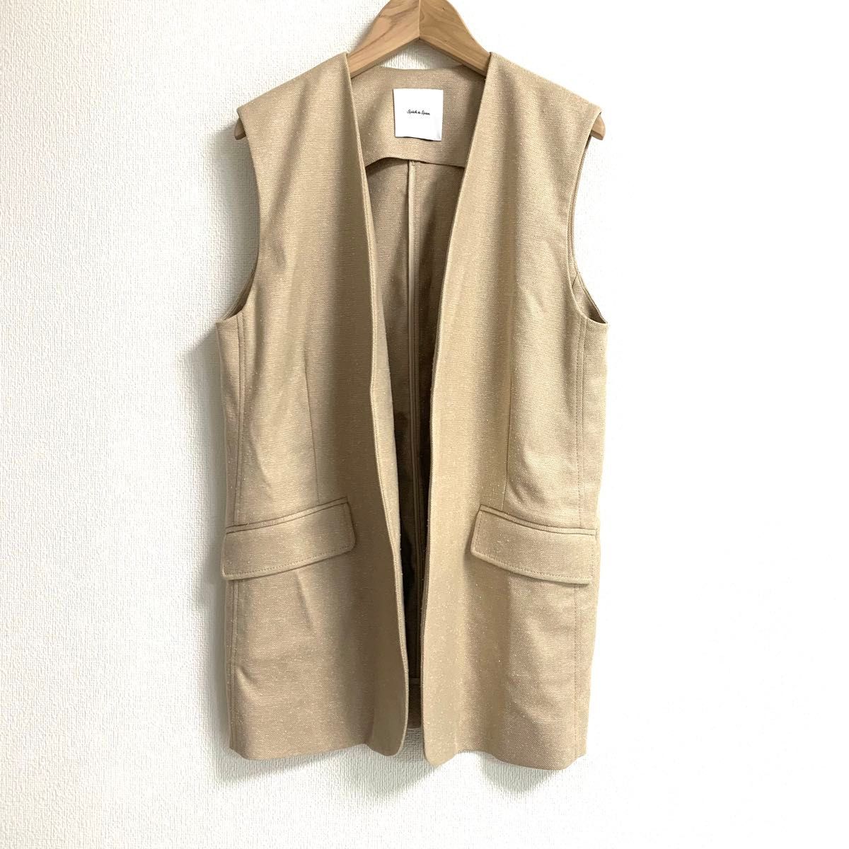 Spick&Span スピックアンドスパン シルクネップスリーブレス Spick&Span スピックアンドスパン シルクネップスリーブレス