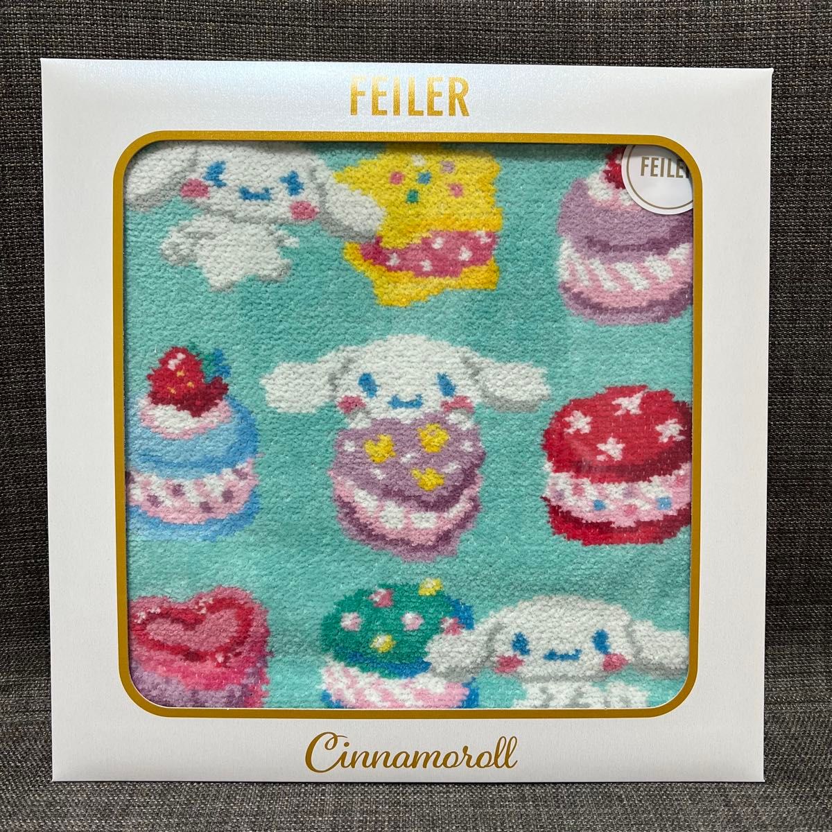 フェイラー ハンカチ FEILER シナモロール マカロン タオル フェイラー ハンカチ FEILER シナモロール マカロン タオル