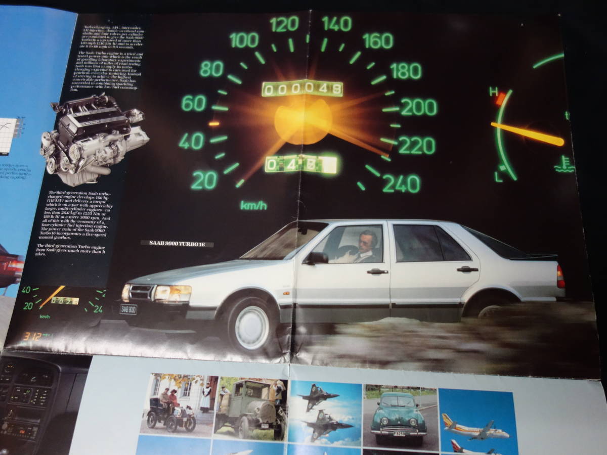 [Y1000 prompt decision ]SAAB Saab 900 / Saab 9000 exclusive use catalog English version / Saab-Scania A.B / 1985 year [ at that time thing ]