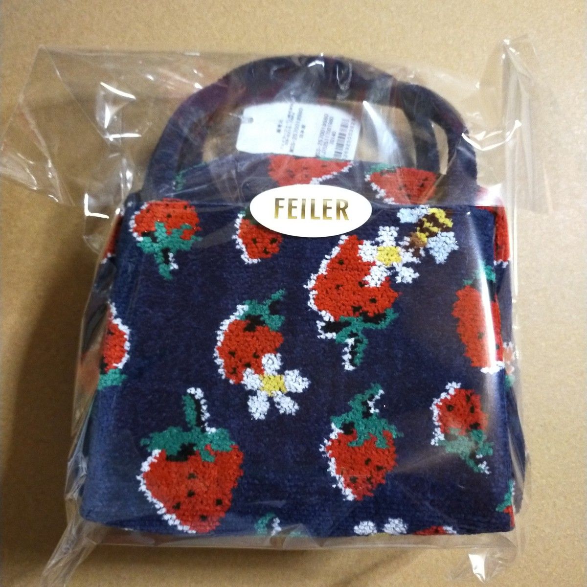 ミニボストンバッグ ストロベリーセレナーデ MUVEIL × FEILER ミニボストンバッグ ストロベリーセレナーデ MUVEIL × FEILER