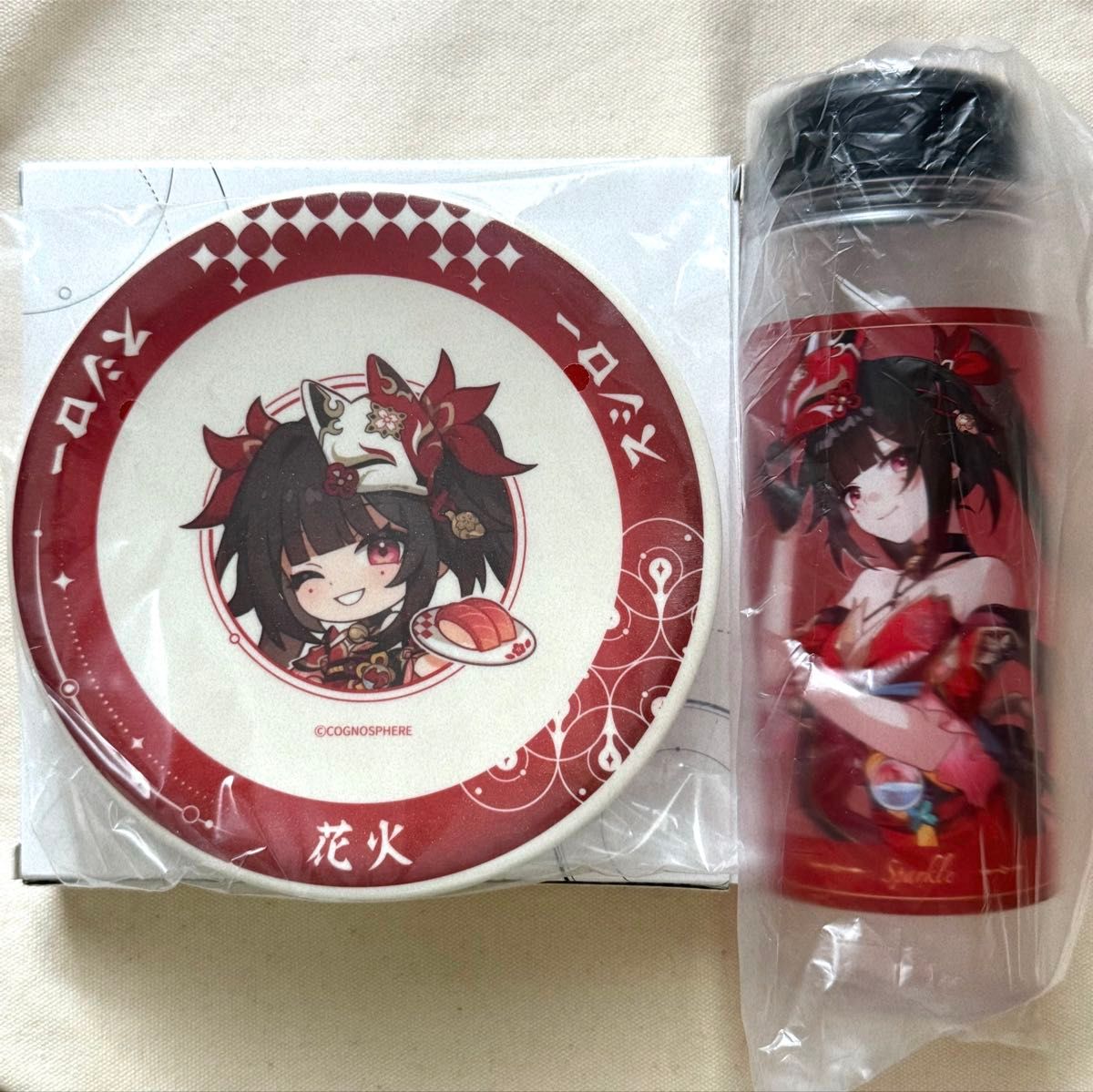 スタレ/花火/クリアボトル/すし皿/シークレット/崩壊スターレイル/スシロー 崩壊スターレイル スタレ スシロー コラボ 花火 すし皿