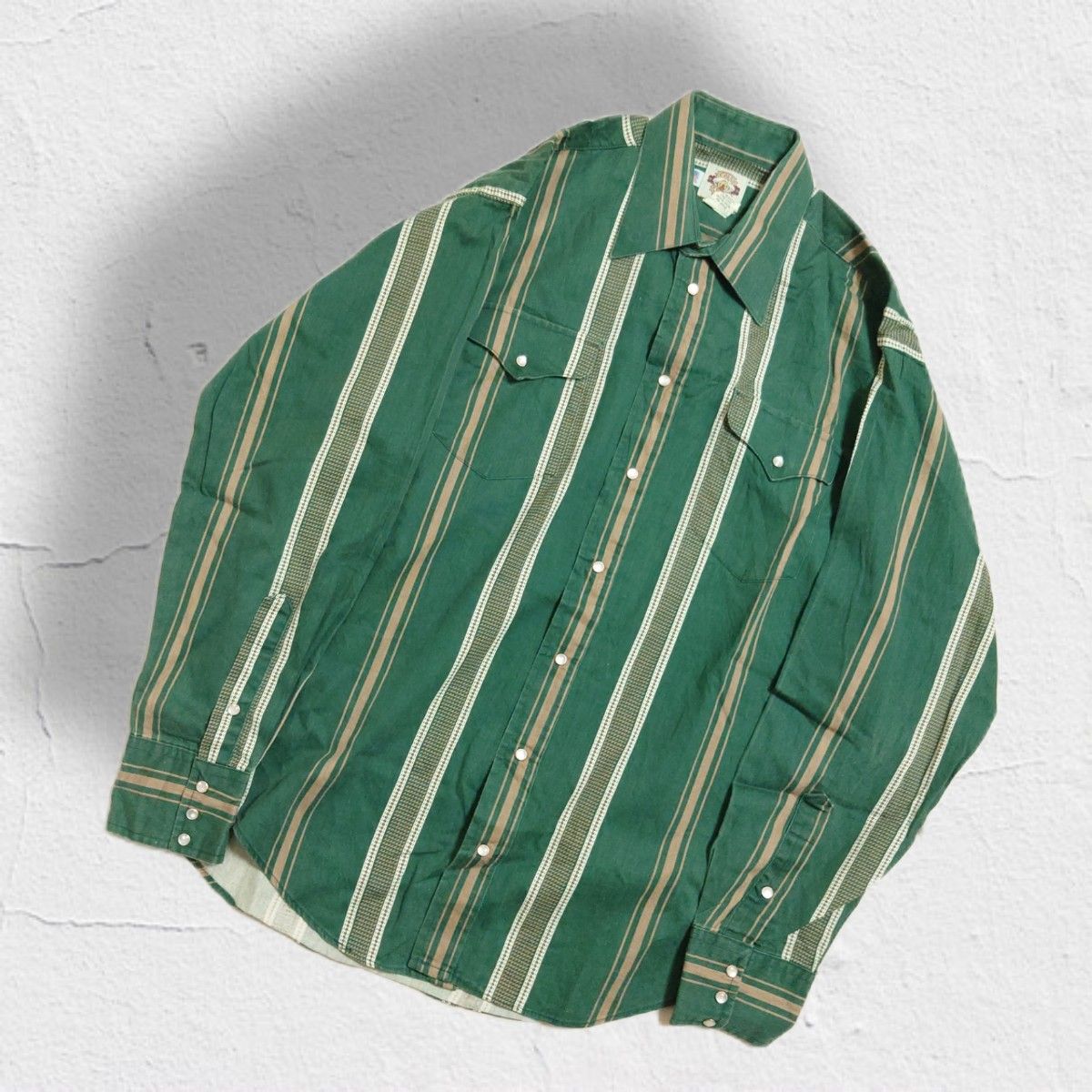 EL PH SO SHIRT 80s USA製 ストライプシャツ ウエスタンシャツ EL PH SO SHIRT 80s USA製 ストライプシャツ ウエスタンシャツ