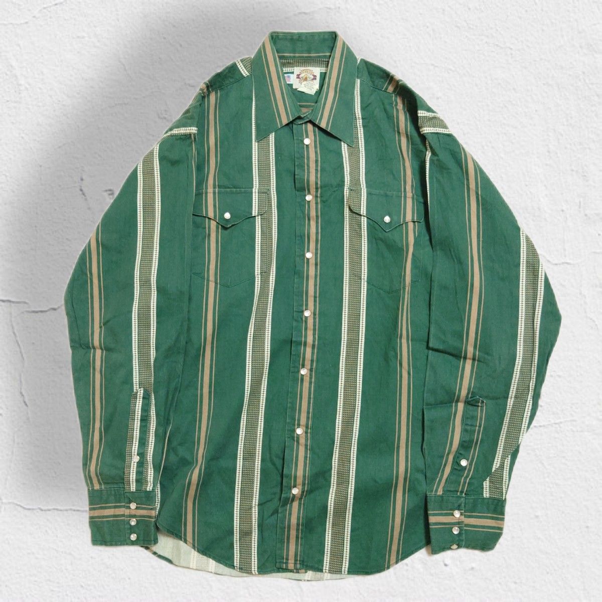EL PH SO SHIRT 80s USA製 ストライプシャツ ウエスタンシャツ EL PH SO SHIRT 80s USA製 ストライプシャツ ウエスタンシャツ