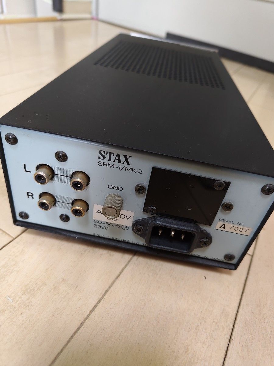 STAX イヤースピーカードライバー SRM-1/MK2本体のみ(動作保証 STAX イヤースピーカードライバー SRM-1/MK2本体のみ(動作保証